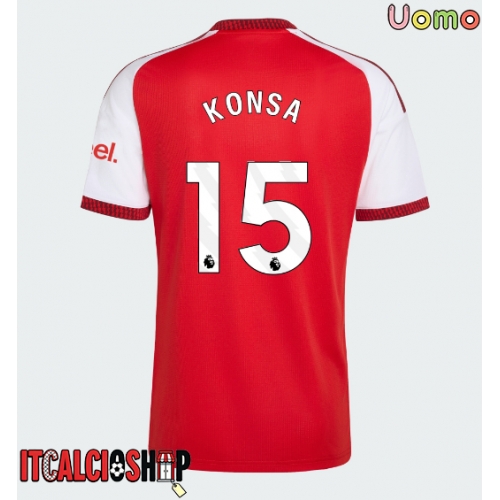 Arsenal Ezri Konsa #15 Prima Maglia 2026-27 Manica Corta